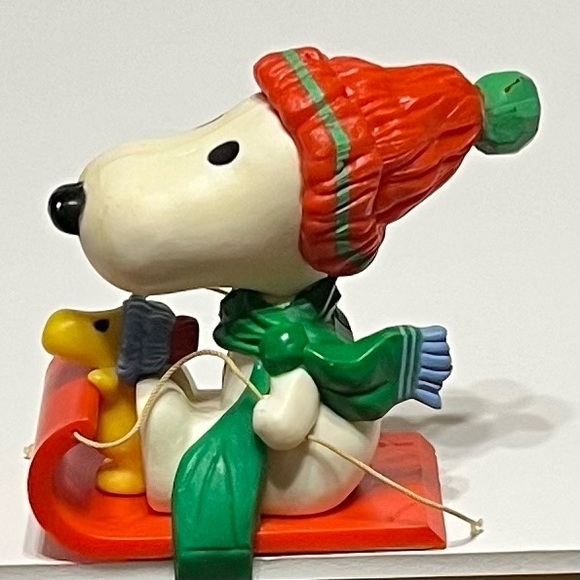 Vintage Hallmark Snoopy and Woodstock Stocking Holder 3/$25 - Picture 1 of 11